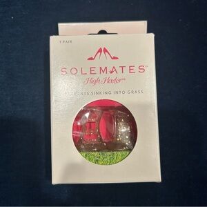 Solemates High Heeler Clear and Gold Speckle heel protector
